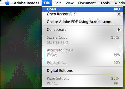 'Open as' for a Mac