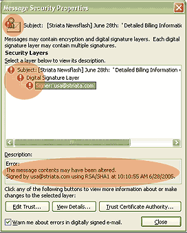 Digitally signature - invalid