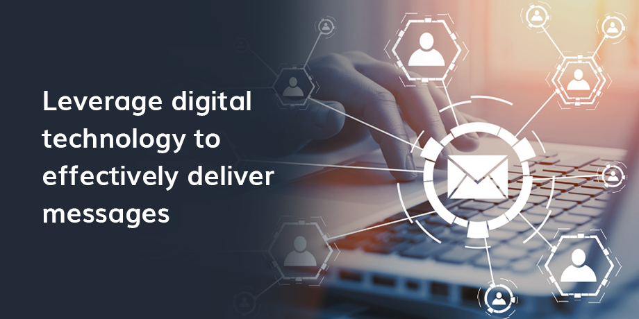 Leverage Digital Technology To Effectively Deliver Messages