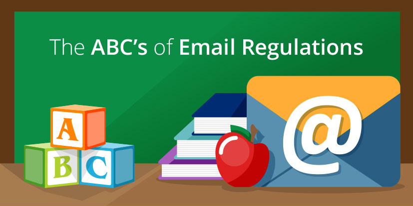 The ABCs of Email Regulations infographic header