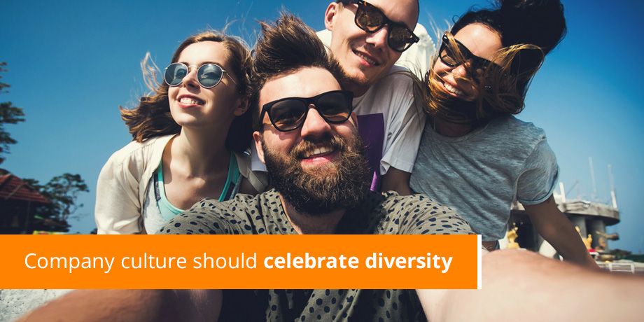 Company culture should celebrate diversity