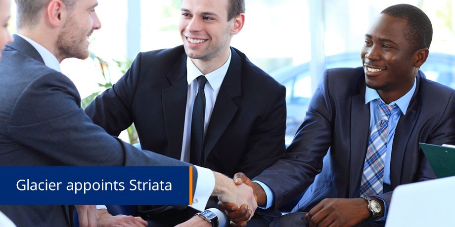 Glacier Appoints Striata Glacier Appoints Striata