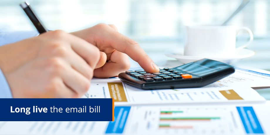 The online bill is dead. Long live the email bill!
