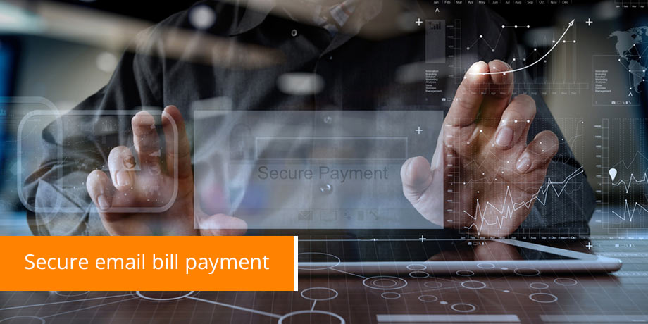 Secure email bill payment