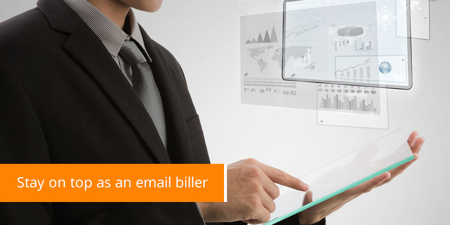 Maximizing delivery rates on email billing