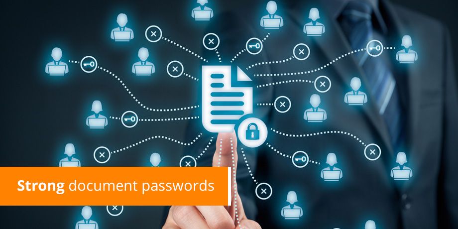 Strong document passwords