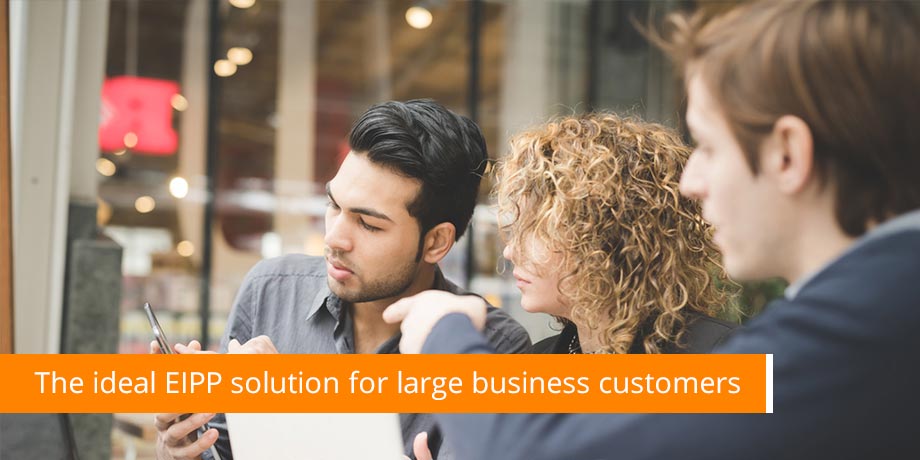 The Ideal EIPP and eInvoicing Solution For Large Business Customers