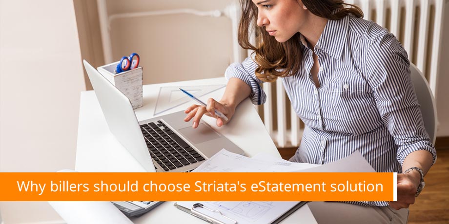 Striata eStatements offer dramatically increased security