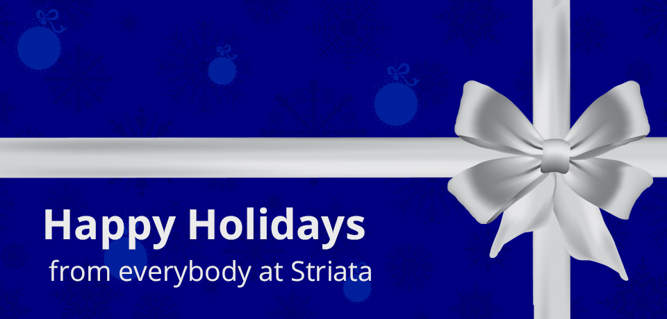 Striata Happy Holidays 2016 Feature image