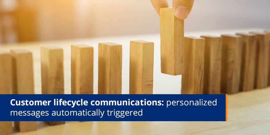 Customer Lifecycle Communications Personalized Messages Automatically Triggered