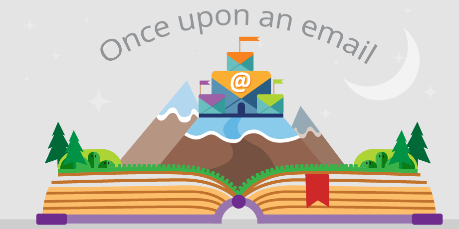 Smooth email UX through storytelling