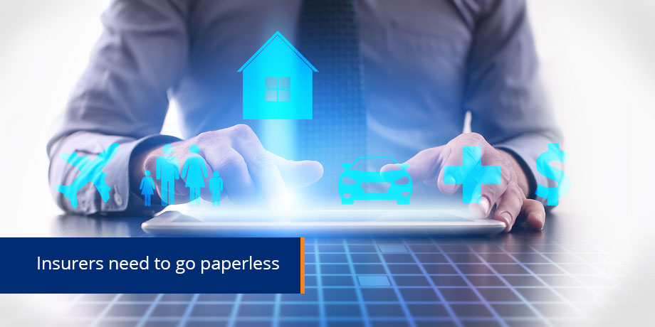 The pursuit of paperless in insurance